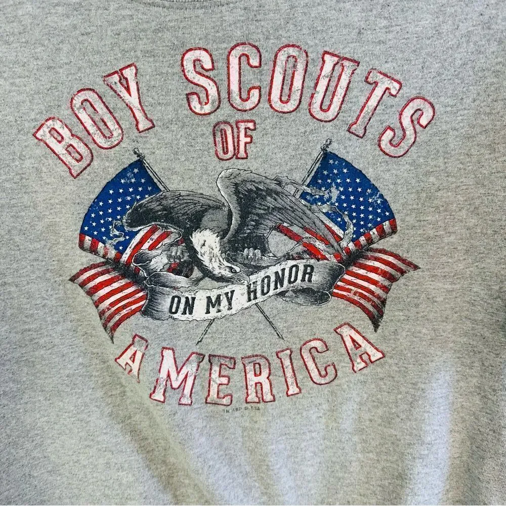 Boy Scouts Gray On My Honor Tee‎